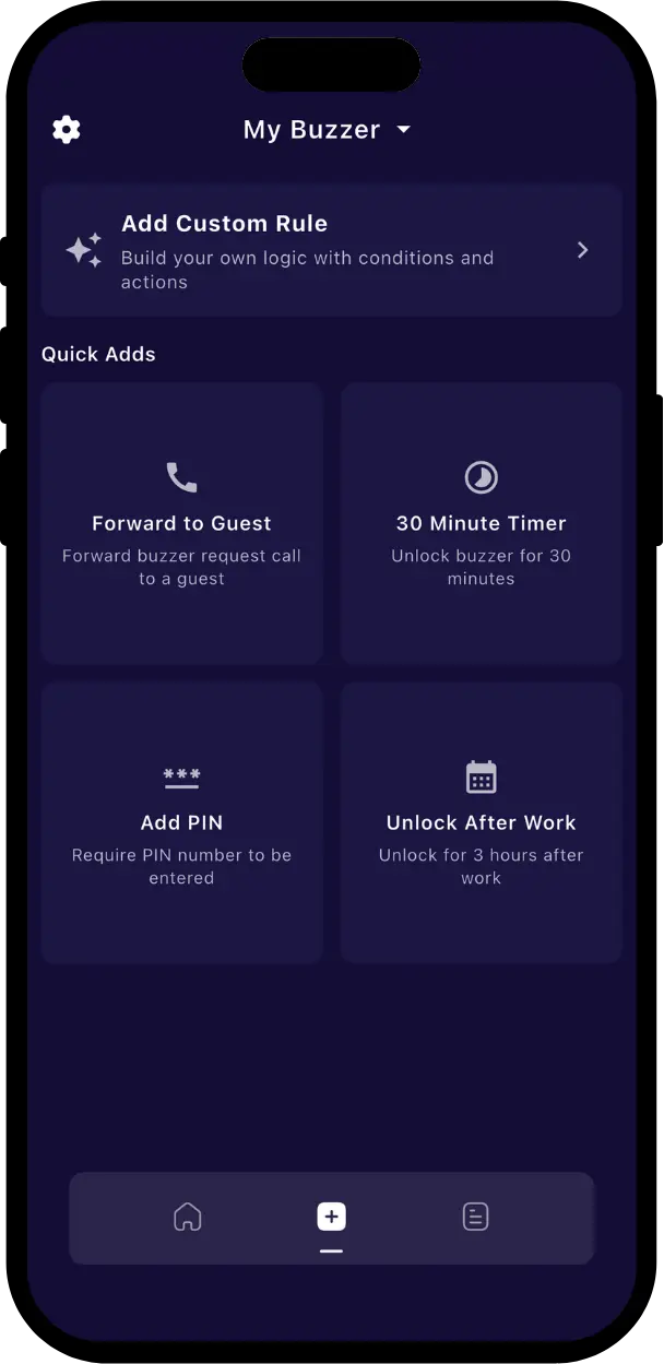 Protobuzz automation template list on mobile